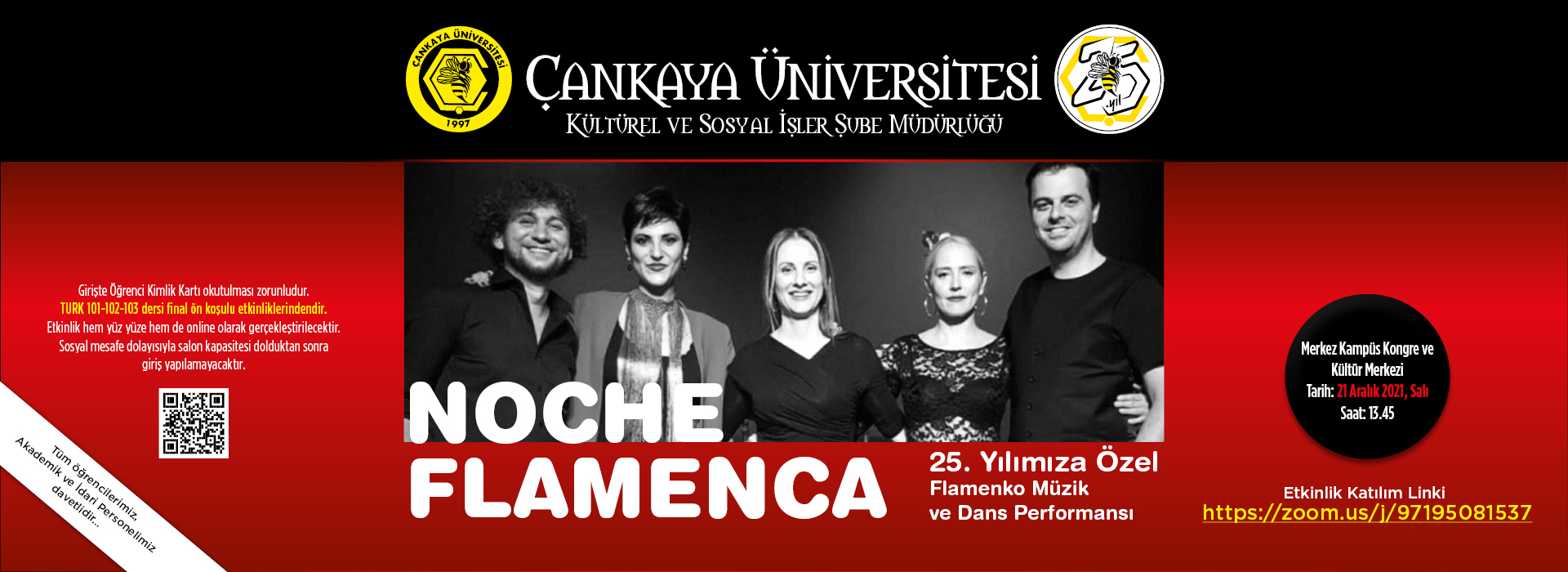 Noche Flamenca- 25. Yılımıza Özel Flamenko Müzik ve Dans Performansı