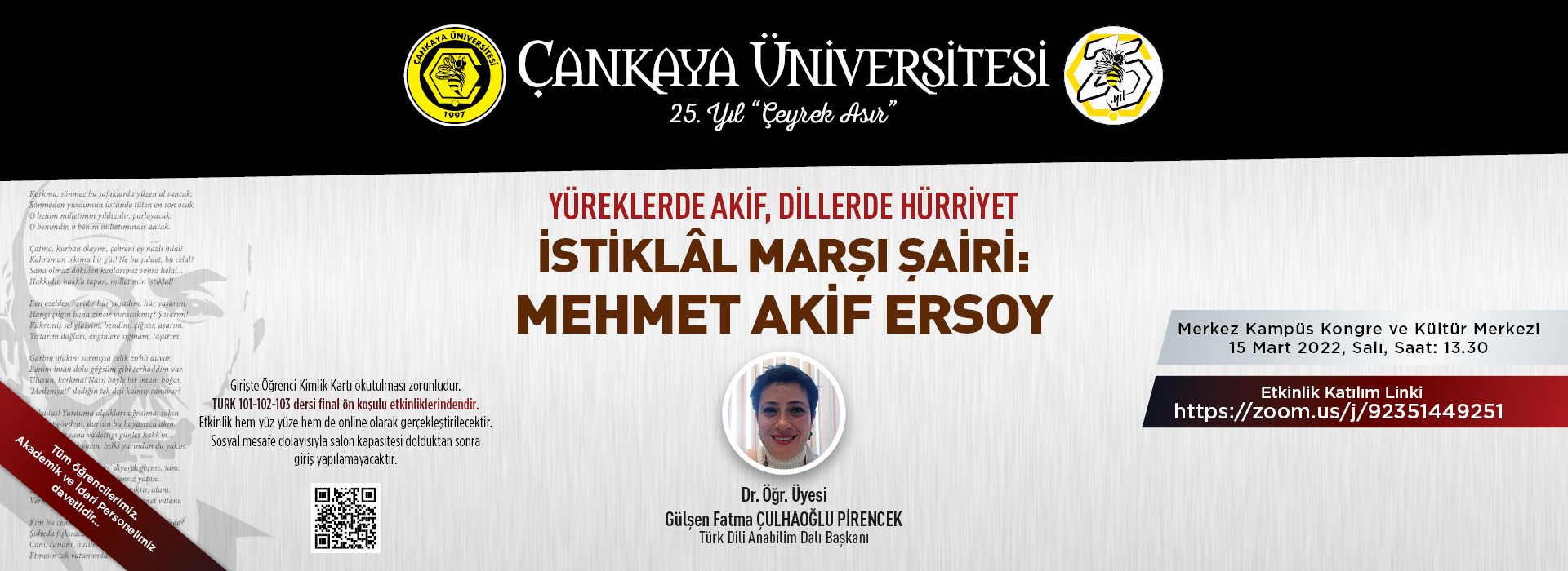 Yüreklerde Akif, Dillerde Hürriyet İstiklal Marşı Şairi: Mehmet Akif Ersoy